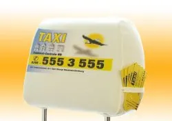 Bezug mit Visitenkartenfach inkl. Druck