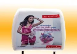 Kopfstützenbezug inkl. Druck vollflächig