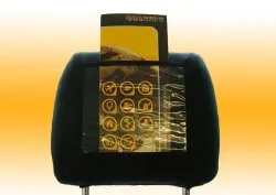 Kopfstützenbezug inklusive Sichtfenster