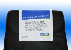 Kopfstützenlatzen PP inkl. Siebdruck