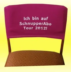 Lehnenbezug farbig inkl. Druck