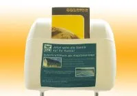 Kopfstützenbezug mit Tasche inkl. Druck