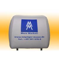 Kopfstützenbezug weiß inkl. Siebdruck