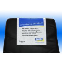 Kopfstützenlatzen PP inkl. Siebdruck