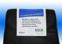 Kopfstützenlatzen PP inkl. Siebdruck