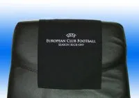 Kopfstützenlatzen schwarz PE/BW Druck Transfer US F-Band