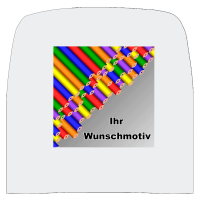 zusätzlicher Druck für helle Bezüge